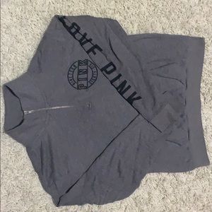 Pink brand quarter zip
